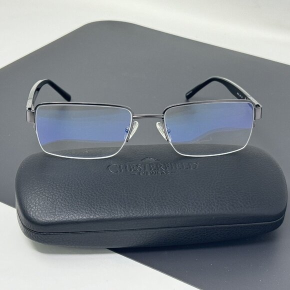 CHESTERFIELD Eyeglasses  Frame  CH43XL  0EZ7 Gunmetal 57 [] 19-150 Ch 43 XL - Picture 2 of 16